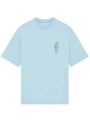 DROLE DE MONSIEUR T-Shirt LIGHT BLUE  F-Ts225-Co002