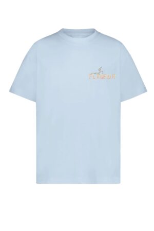 FLANEUR T-Shirt LIGHT BLUE  F15117